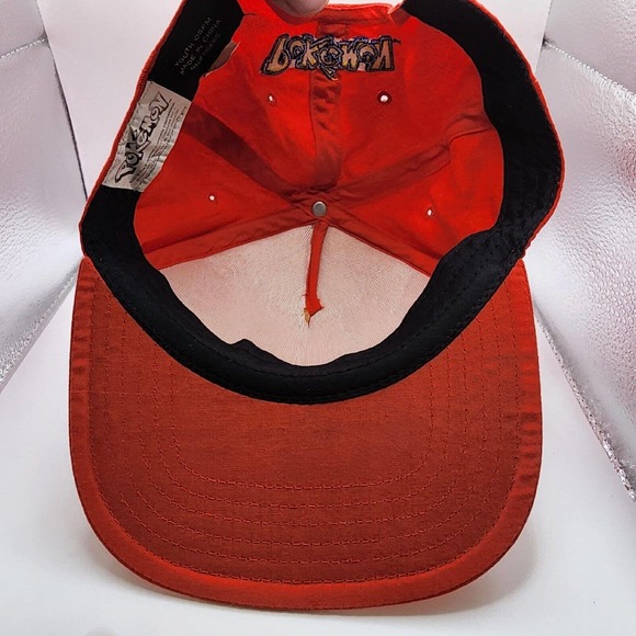 Pokémon Poke Ball Hat Cap Flat Snap Back Youth Size 1 Size Fits Most Adjustable - Picture 5 of 7